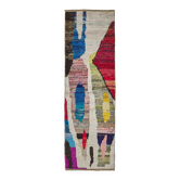 Handwoven Turkish Recycled Boho Rug 95 cm x 324 cm