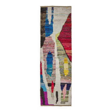 Tapis boho recyclé turc fait main 95 cm x 324 cm