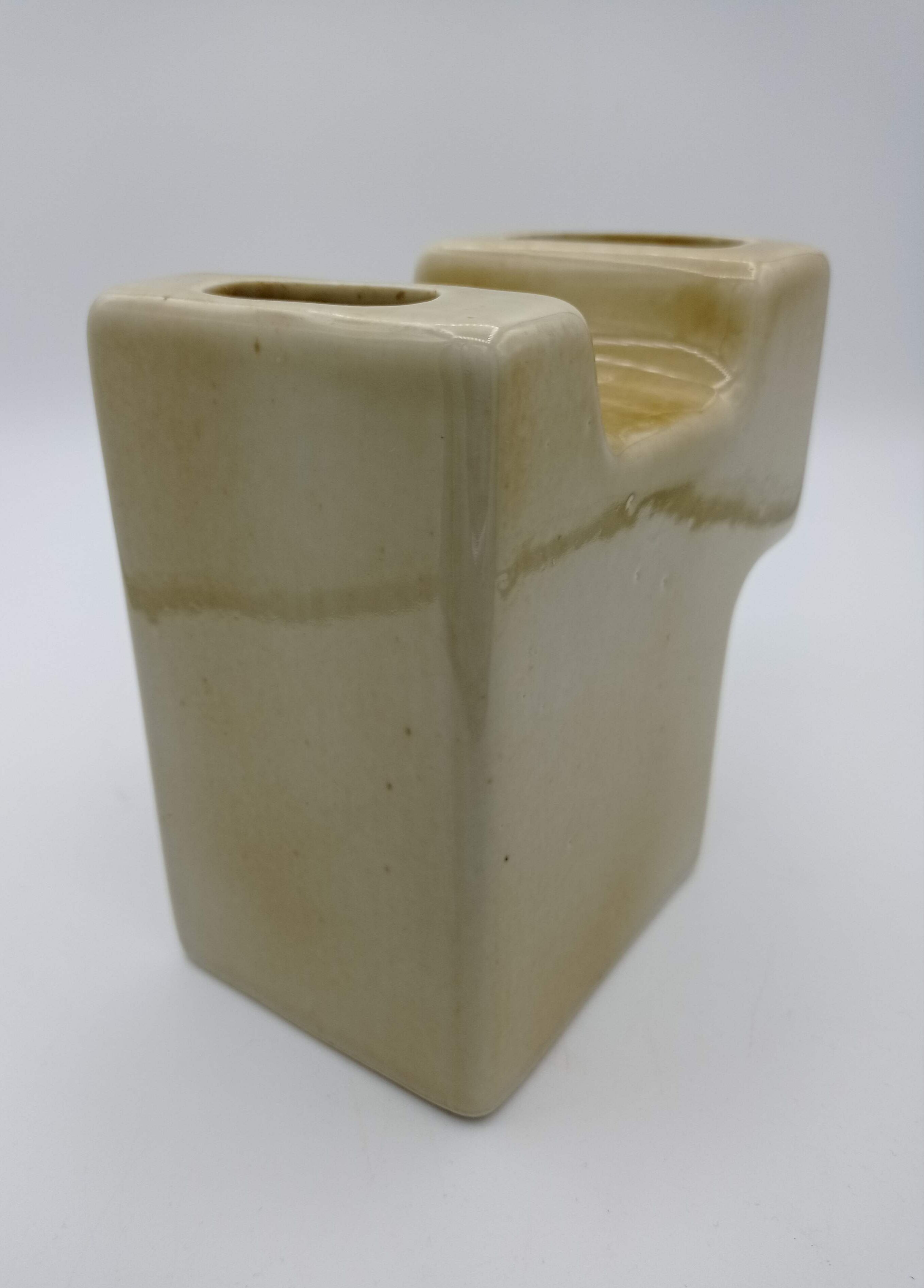 Ceramic geometric vase