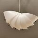 Danish conch, snail shell hanging lamp from the 80s, made of hard ABS plastic.