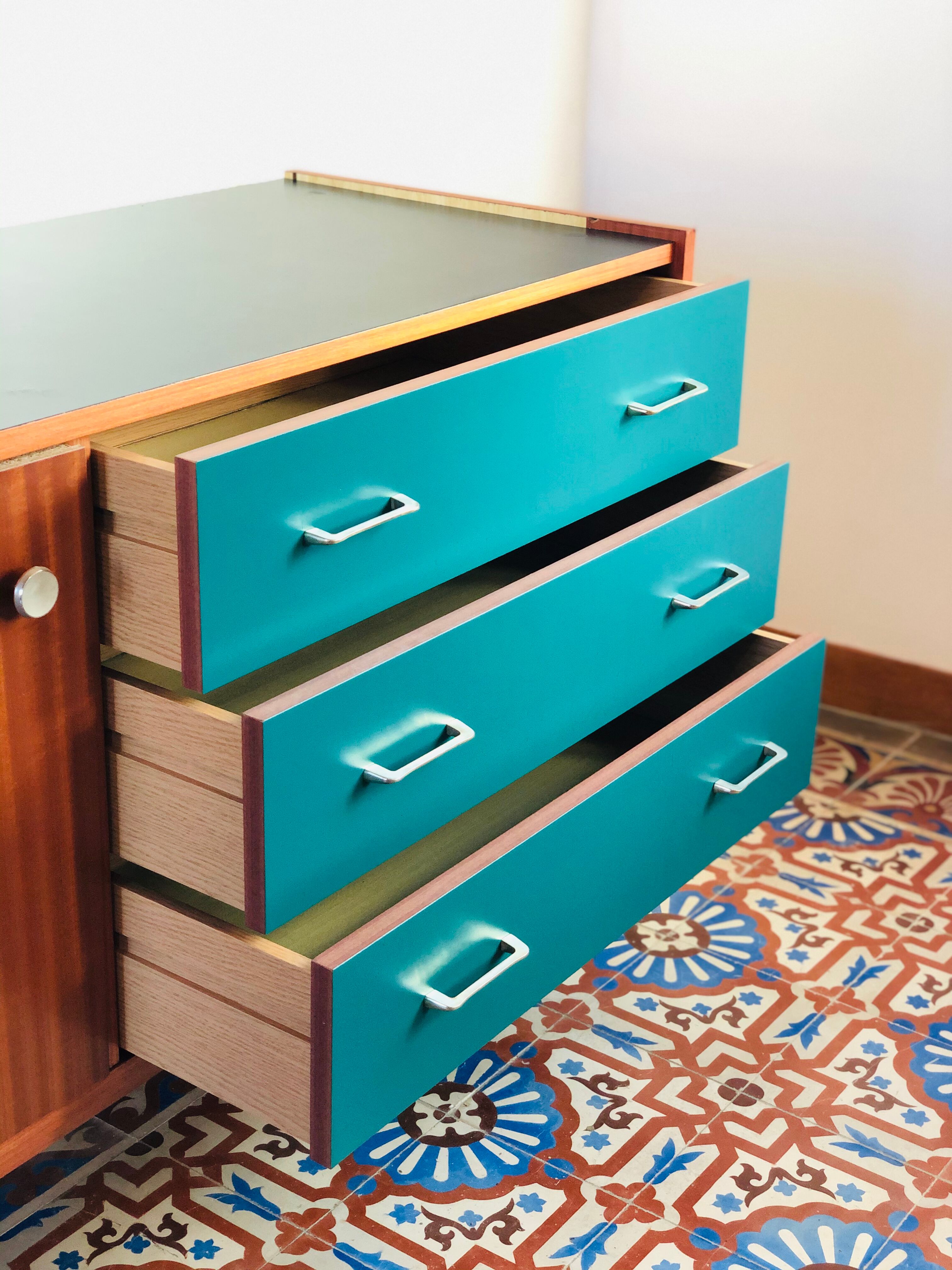 Vintage teak dresser