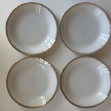 Vintage 4 porcelain soup plates winterling marktleuthen bavaria