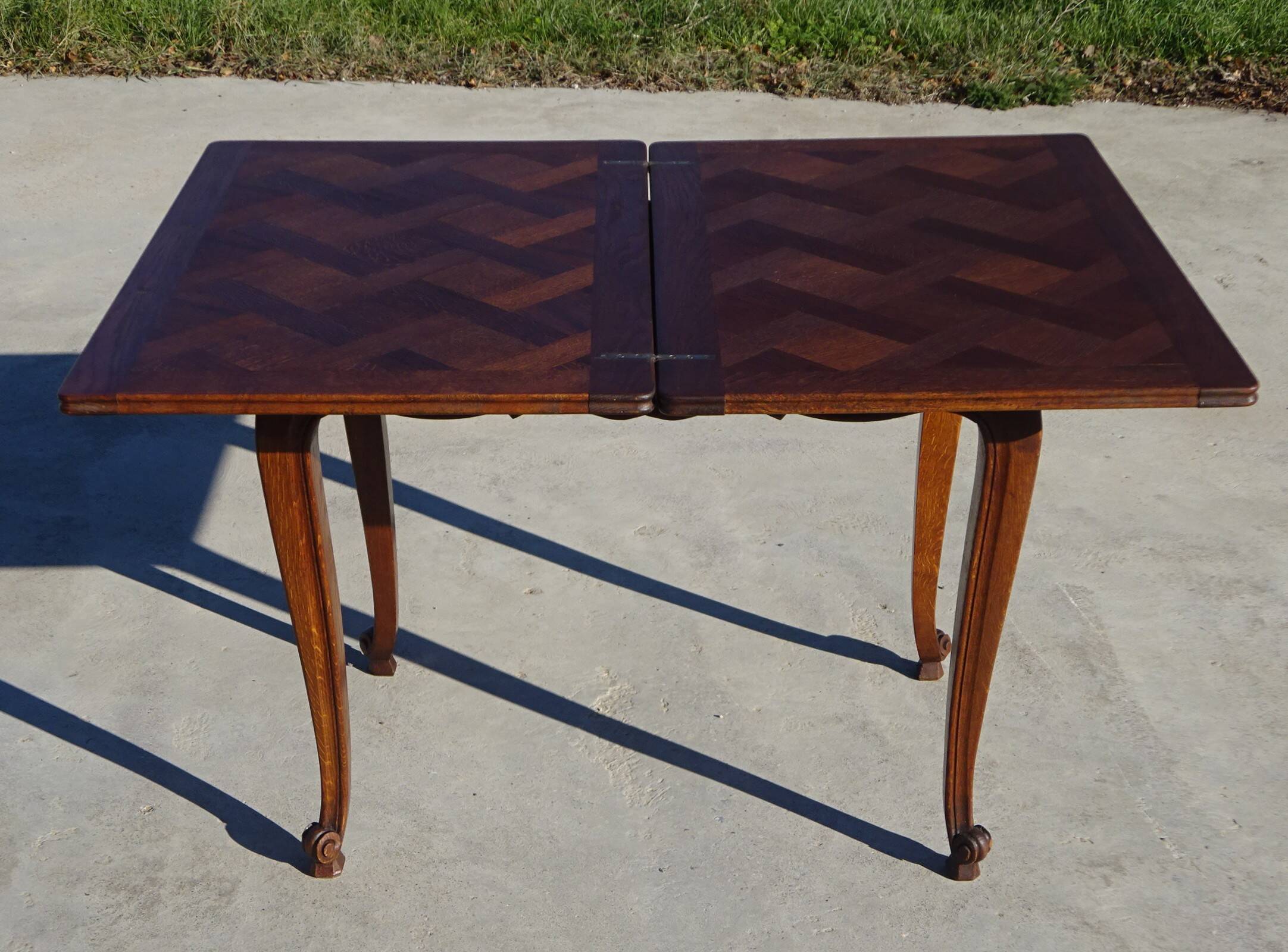 Table portefeuille en chêne
