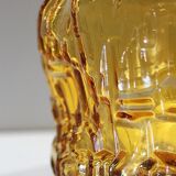 Service amber glasses and Bormioli decanter