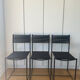3 Spaghetti chairs by Alias