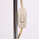 Aluminum floor lamp from Denmark with adjustable spot