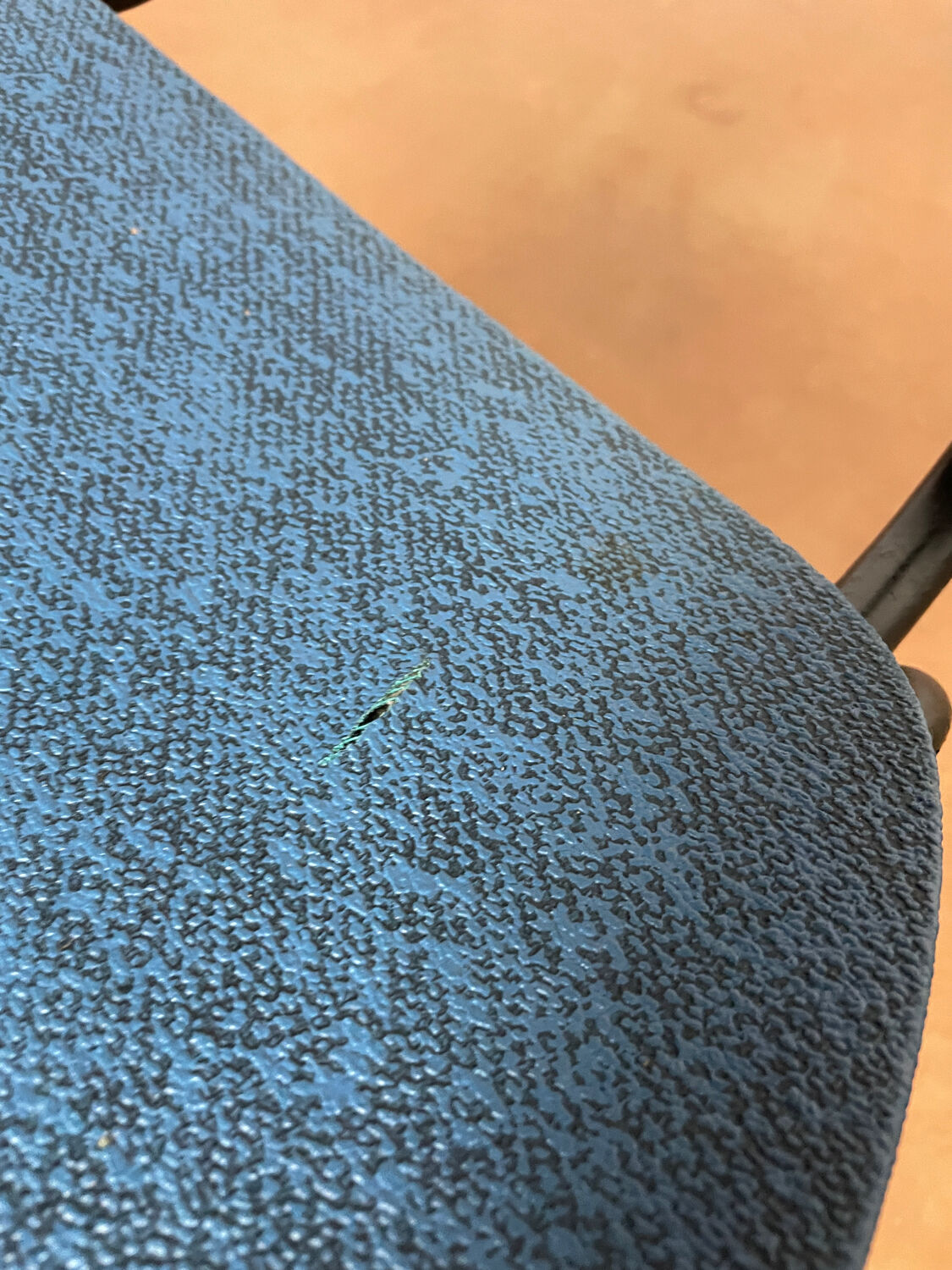 Wooden chairs and skaï