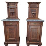 Coppia di Comodini a "Tempietto" Fine '800