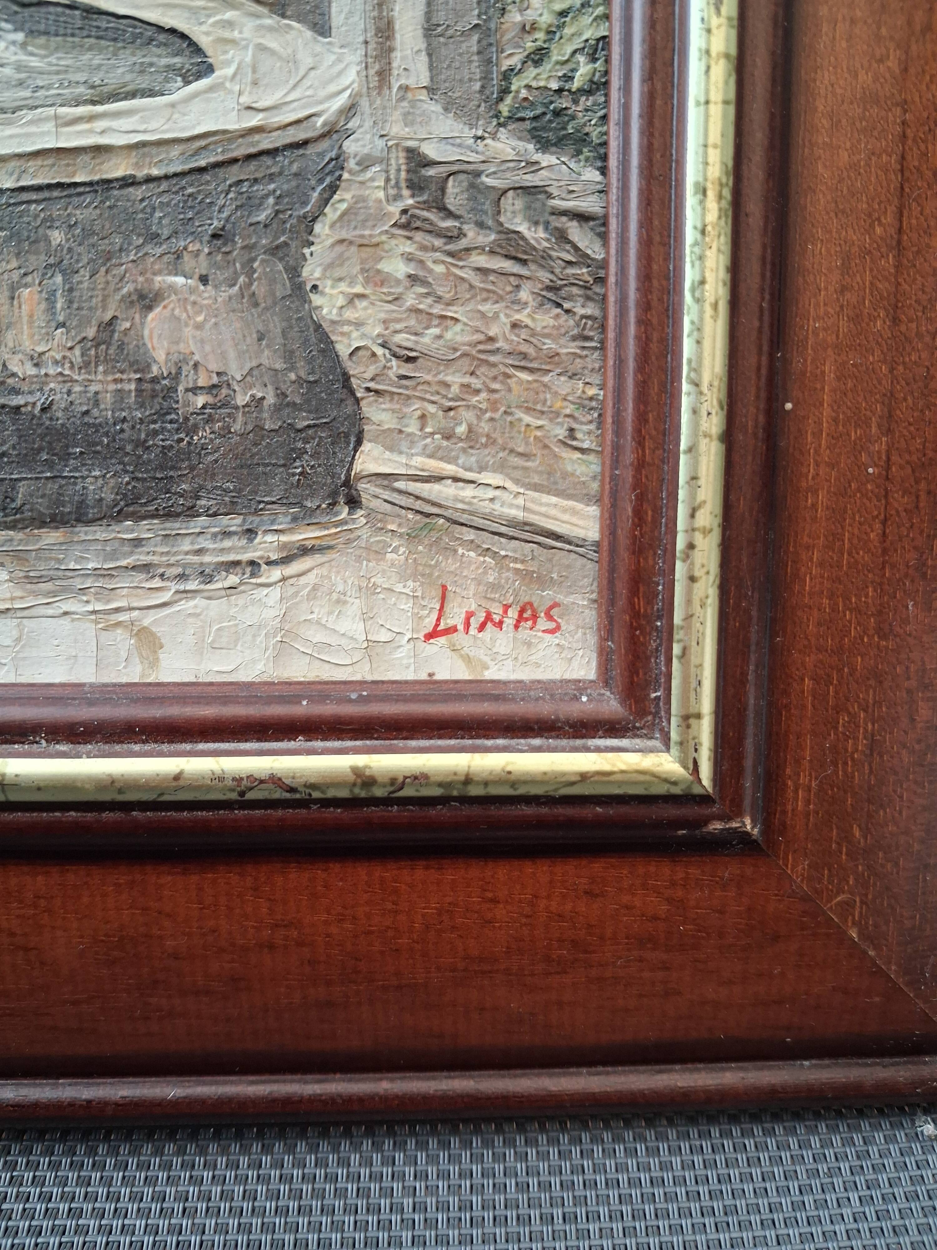 Tableau ancien huile sur toile