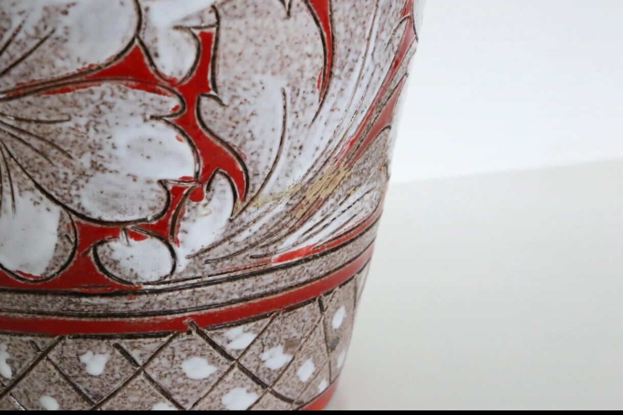 Italian ceramic flowerpot by Fratelli Fanciullacci, circa 1950/60 / size 3