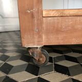 Wooden drapery table