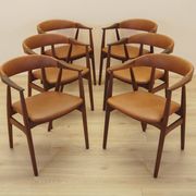 6 chaises danoises en teck, années 1970