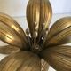 Brass flower ashtray
