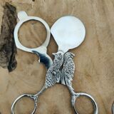 Set of two pairs of antique eggcutter scissors