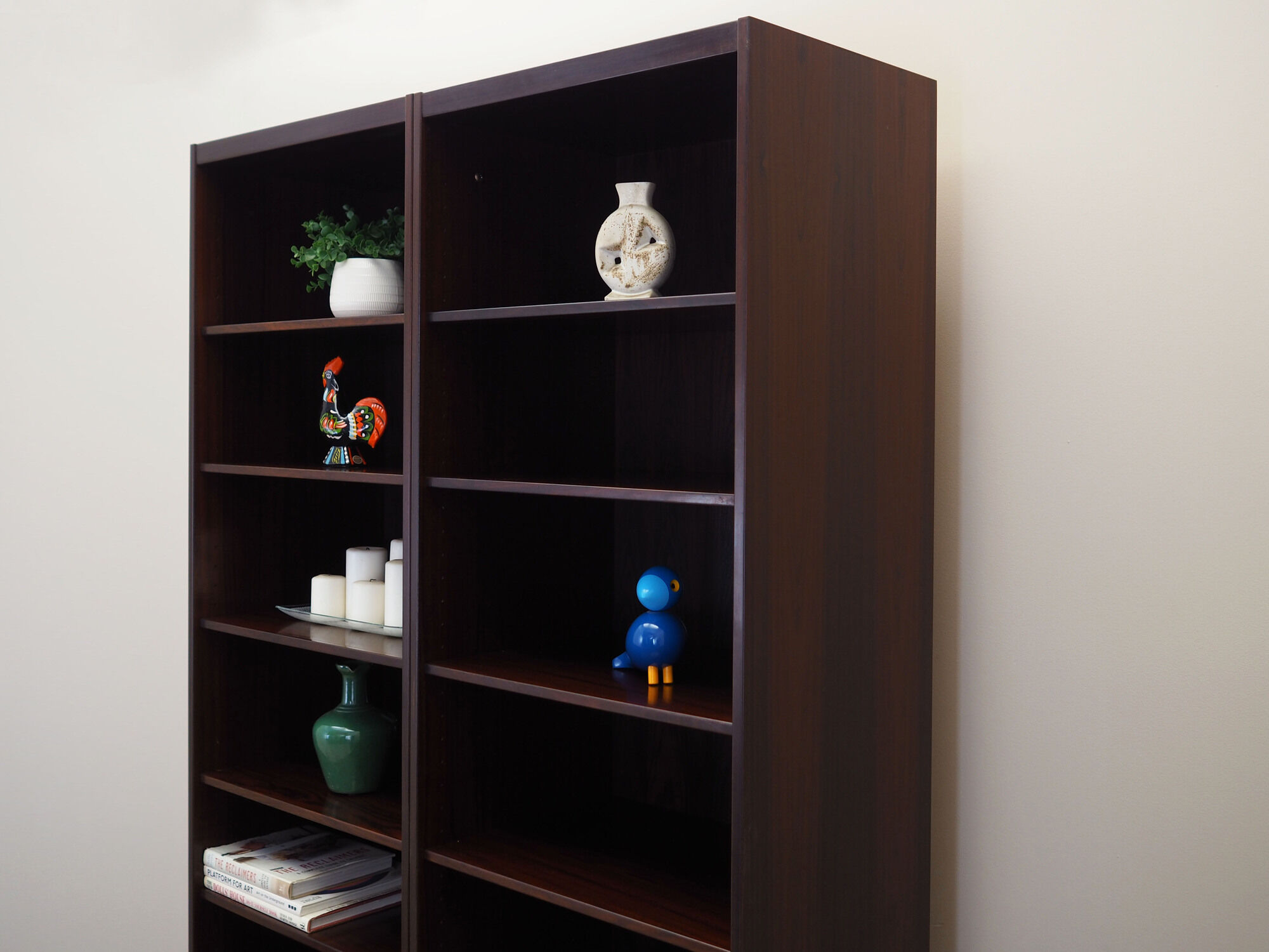 Set of rosewood bookcases, Danish design, 1970s, manufacturer: Omann Jun