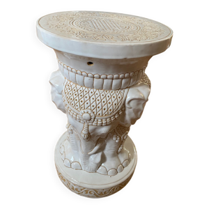 Tabouret en céramique - elephant
