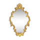 Gold wall mirror – Hollywood Regency style inspired by Louis XV - H70 cm