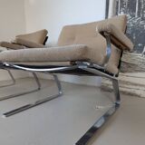 Pair of modernist armchairs by Reinhold Adolf for COR, 1970.