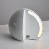 Perdomello 70 White Ceramic Hemisphere Lamp, 1970s