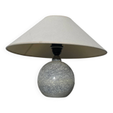 Speckled wood ball lamp 1980