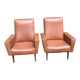 2 club chairs from the 1950s in cognac leather.