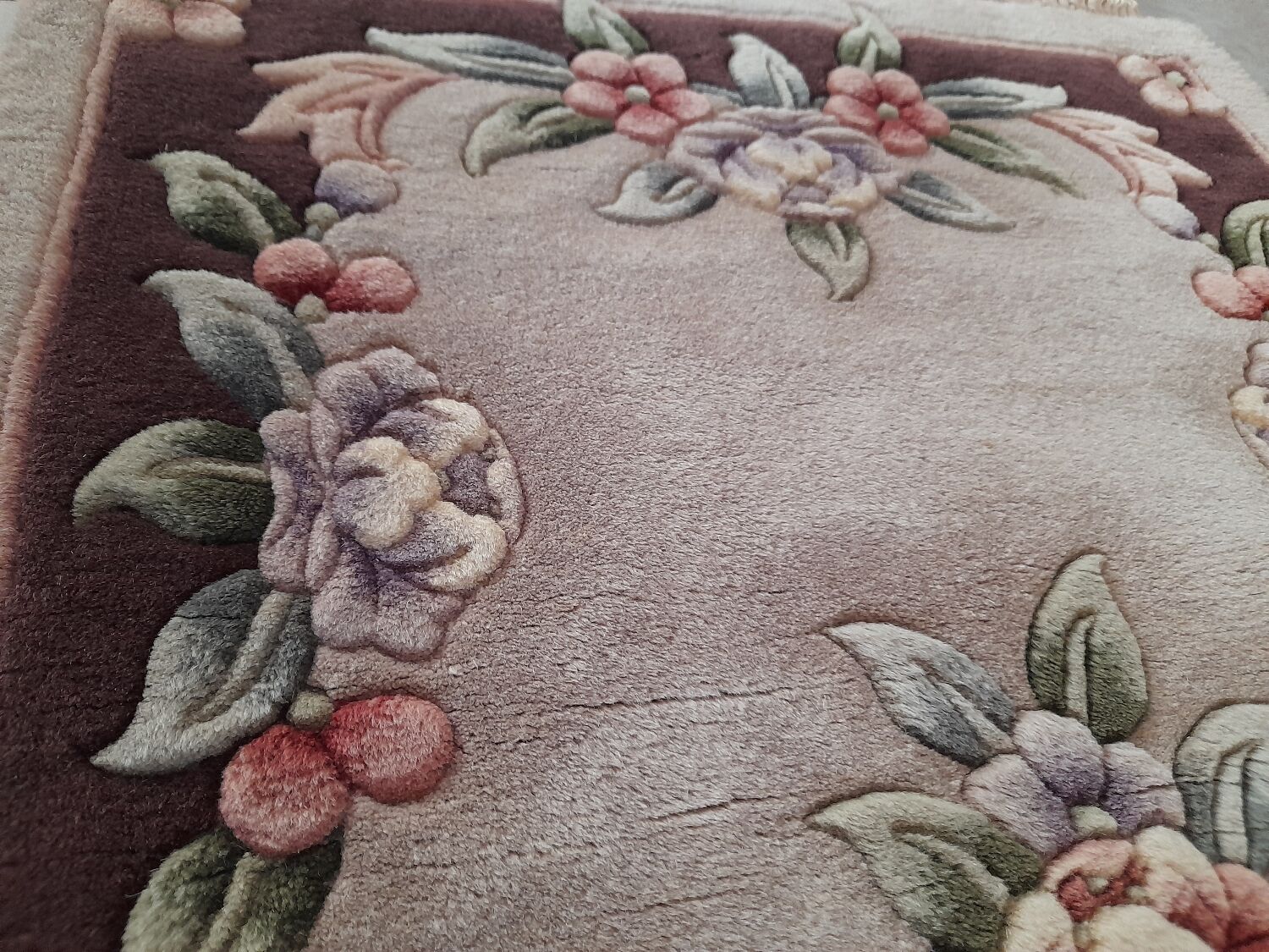 Chinese Rug 91 x 61 cm Handmade Vintage (1986) -