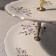 Vintage cake stand in Berry porcelain (CNP) - Violet decoration