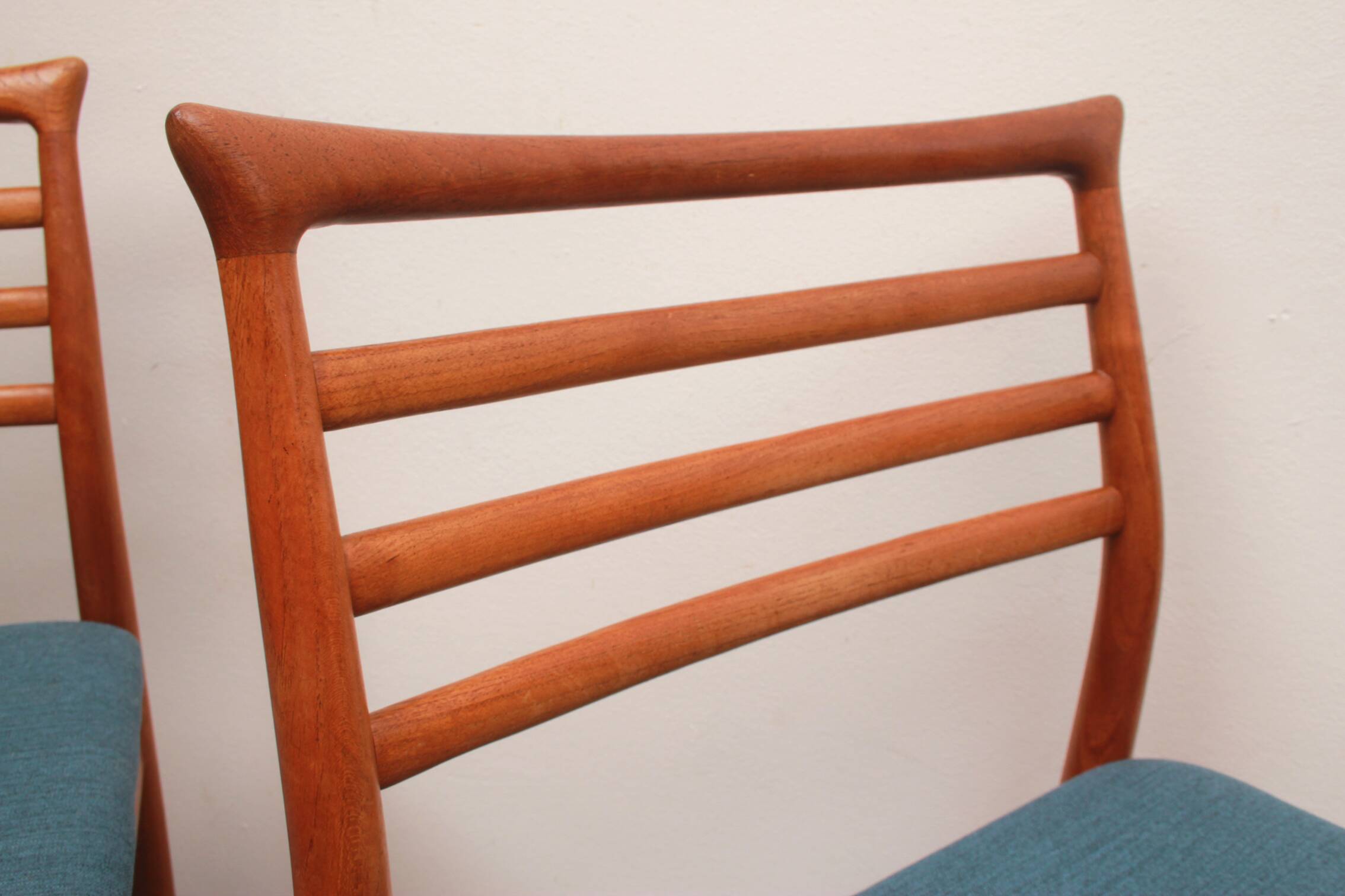 Set of 4 diningchairs teak, Erving Harland for Soro Chairs