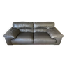 Canapé en cuir roche bobois 220 cm 3 places très bon état, gris anthracite