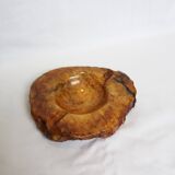 Caramel ocher alabaster ashtray Romano Bianchi Italy