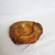 Caramel ocher alabaster ashtray Romano Bianchi Italy