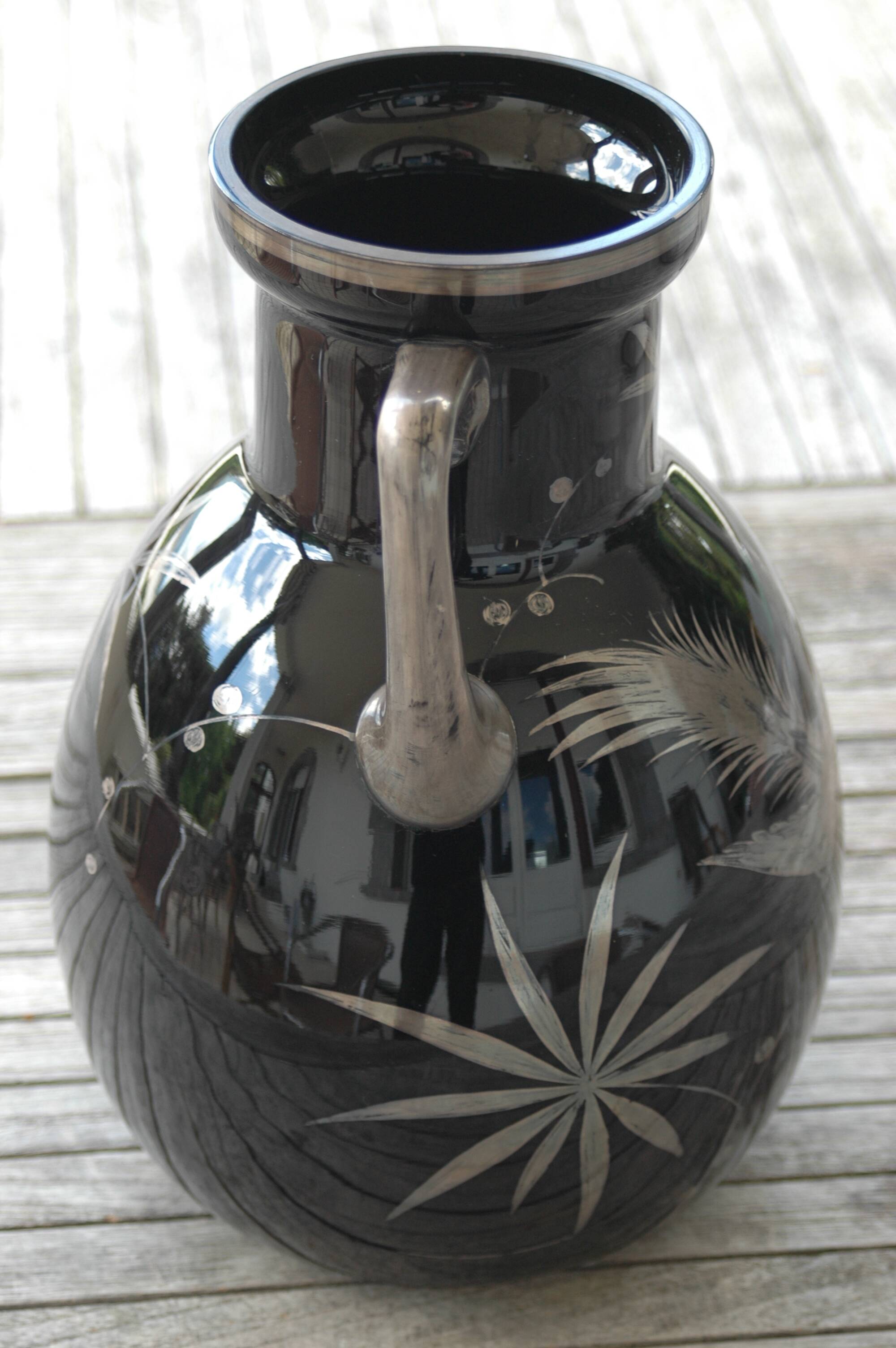 Art Deco vase signed HEM
