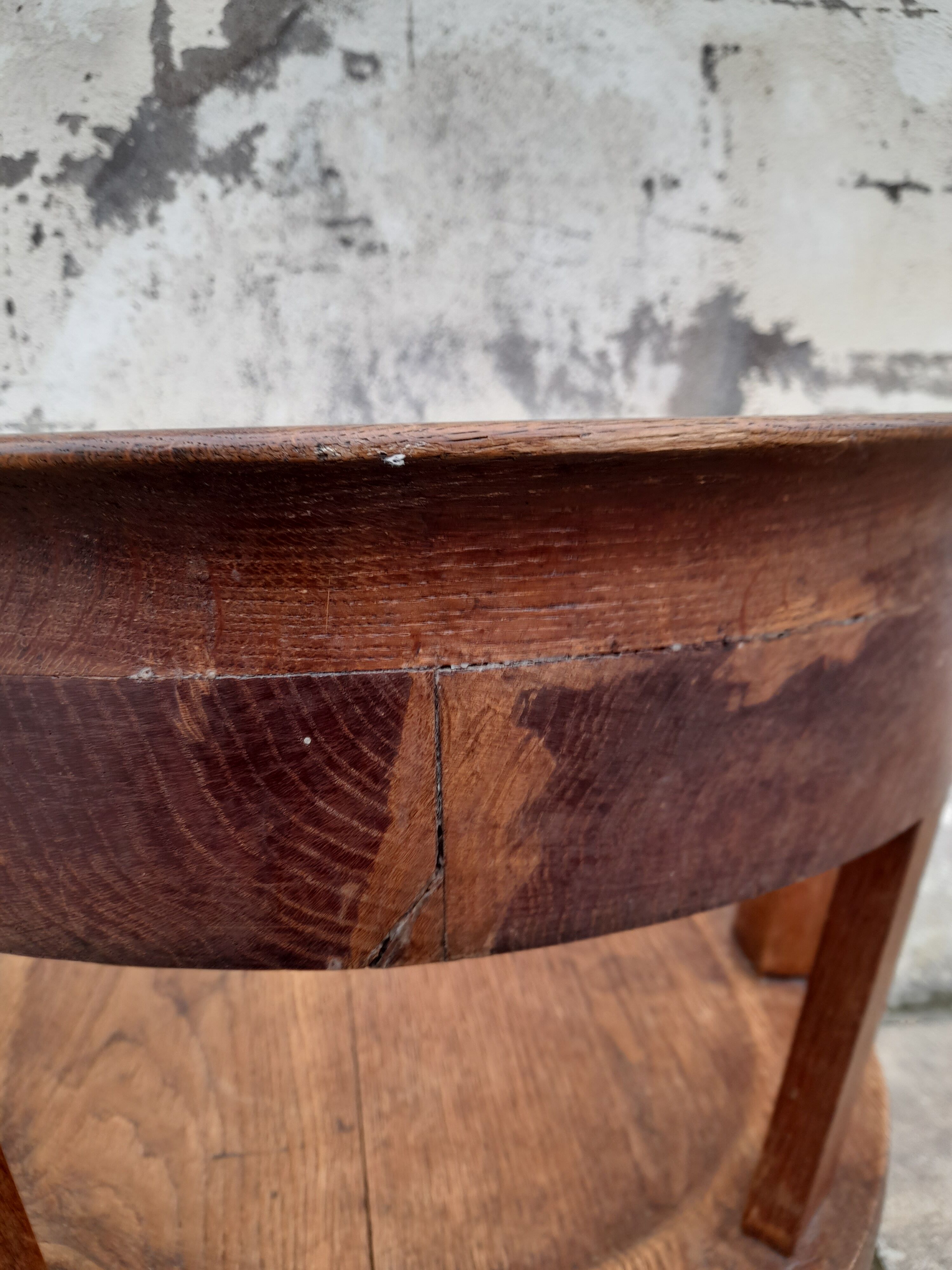 Louis Philippe oak desk chair 1900