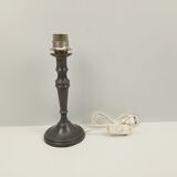 Pewter lamp foot 28 cm