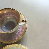 6 tasses à café en porcelaine de Limoges