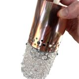 Hanging lamp designed by F. Perceny, VEB Narva Leuchten, Germany, 1970s.