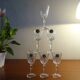 6 glasses white wine Cristal d'Arques JG Durand Villiers 7 cl size Beaulieu