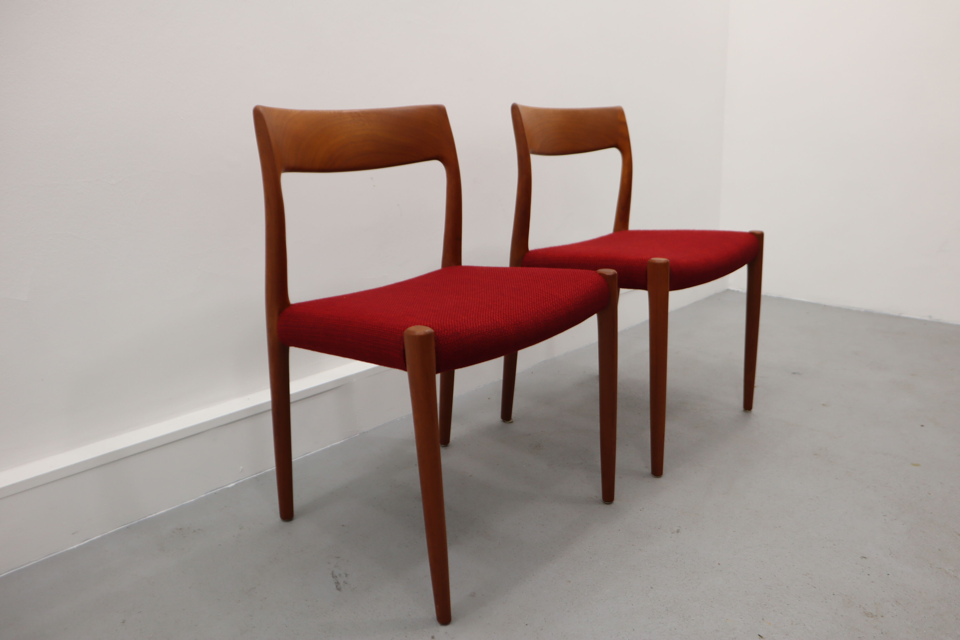 Danish Chairs by Niels Møller for J. L. Møllers, 1960