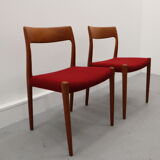 Danish Chairs by Niels Møller for J. L. Møllers, 1960