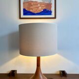 Vintage teak table lamp, edited by Kirk, Denmark, 1960s