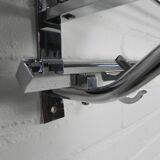 Art Deco wall coat rack with 6 hooks, 1930s