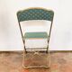 Chaise pliante vintage upcyclée - flowers