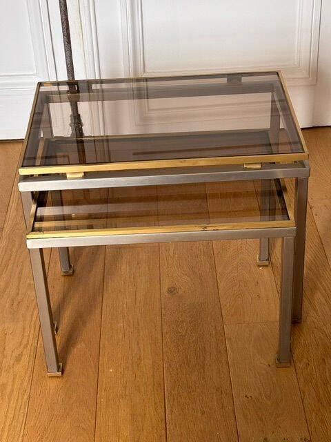 Nest tables by Guy Lefevre for Maison Jansen