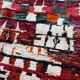 Multicoloured Moroccan Berber rug for the living room.