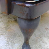 1950s vintage wooden armchair and caning