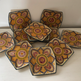 12 old Quimper plates