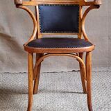 Baumann office chair, Pegamoïd upholstery