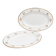 Paire de plats en porcelaine 1950