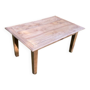 table basse en orme brutaliste