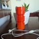 Lampe à poser Space Age en opaline orange, années 70